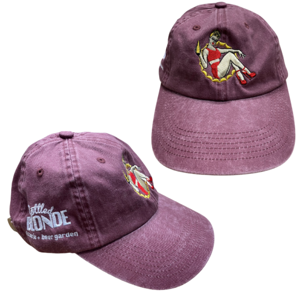 HAT - BB DAD HAT - FADED MAROON