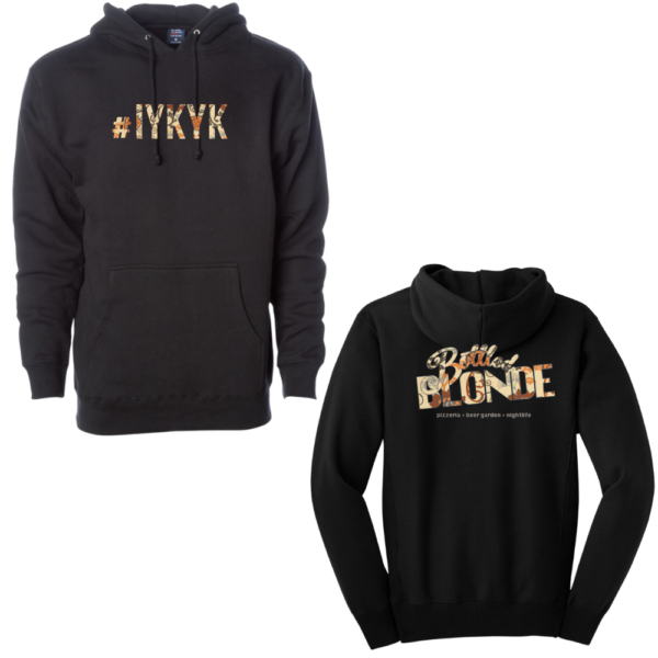 IYKYK Sweatshirts- MENS - BLACK