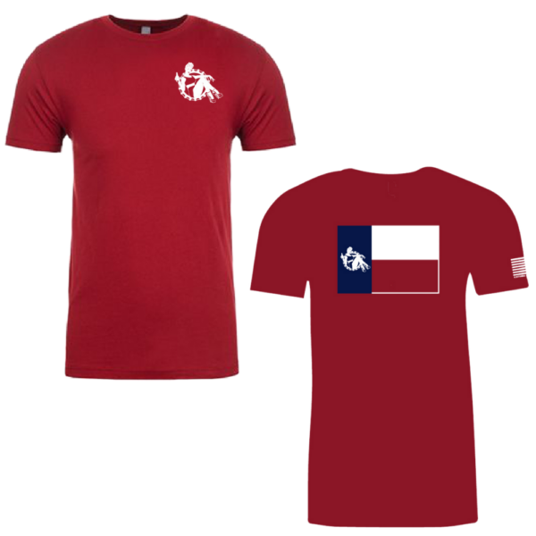 MENS - TEXAS FLAG - CARDINAL RED